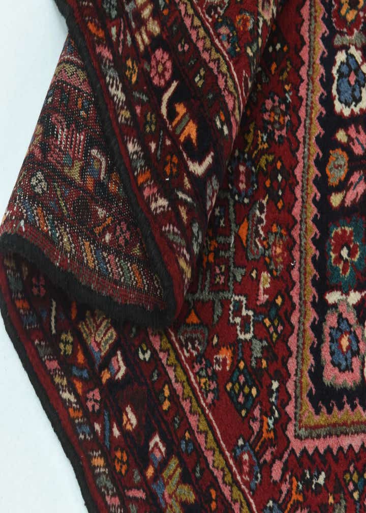 4' x 10' Hand Knotted Hossainabad Persian Wool Runner Rug