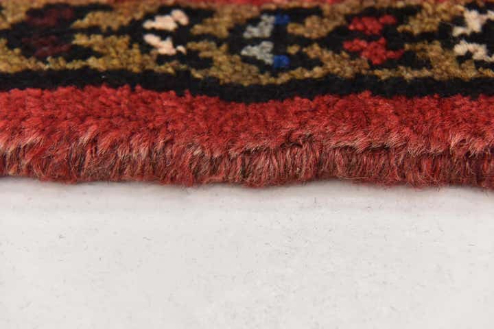 3' 8 x 9' 8 Hand Knotted Hossainabad Persian Wool Runner Rug