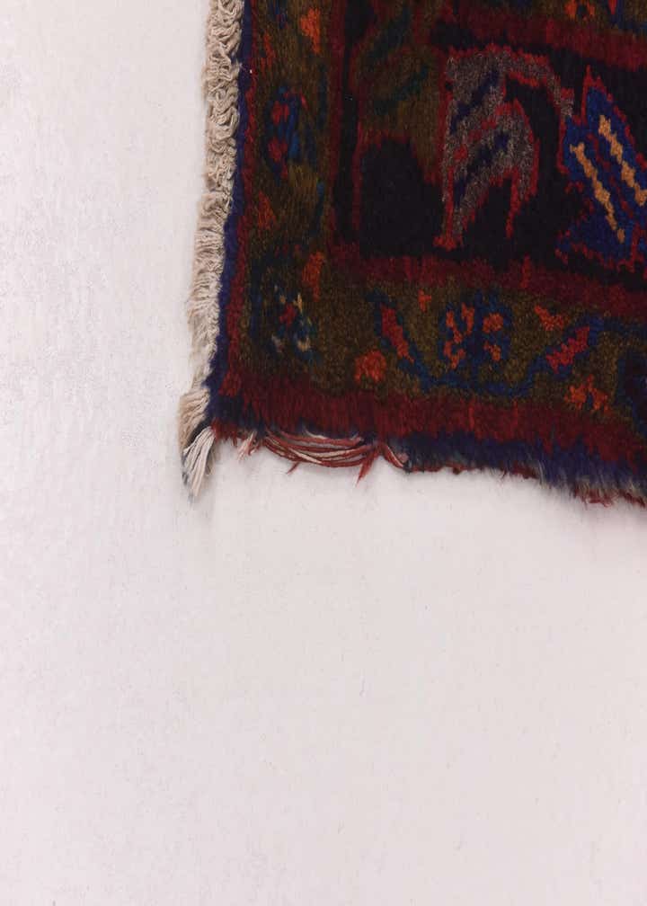 3' 10 x 9' 9 Hand Knotted Hossainabad Persian Wool Runner Rug