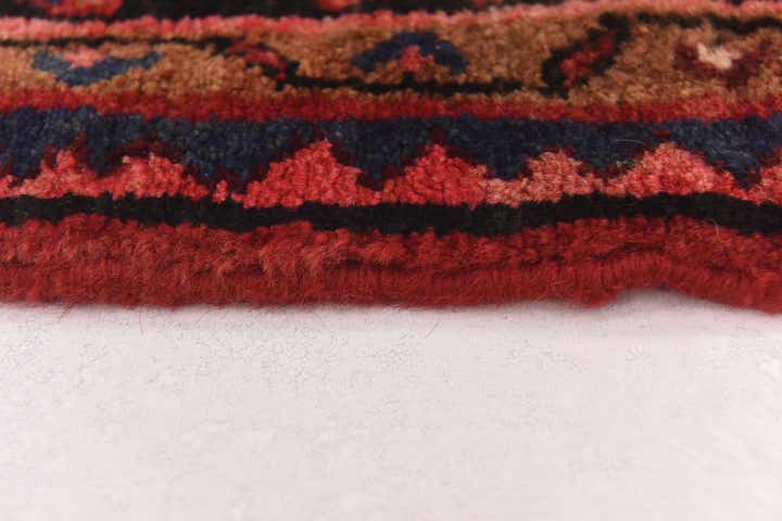 4' x 11' Hand Knotted Hossainabad Persian Wool Runner Rug