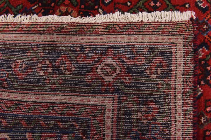5' x 9' 6 Hand Knotted Hossainabad Persian Wool Runner Rug