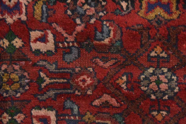 3' 8 x 10' 2 Hand Knotted Hossainabad Persian Wool Runner Rug