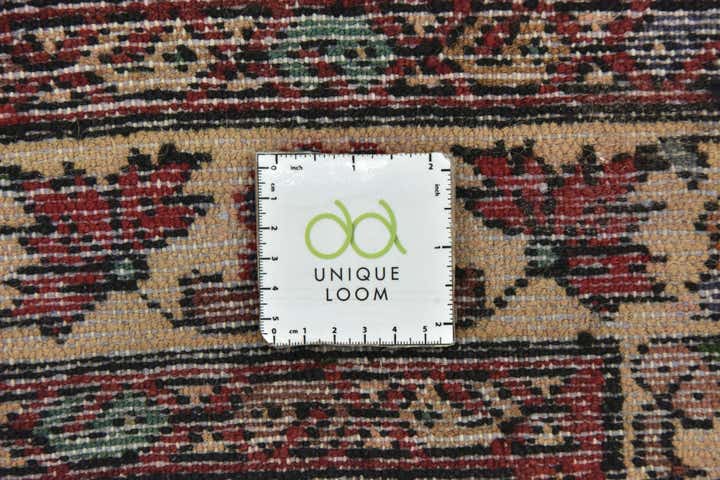 3' 8 x 10' 2 Hand Knotted Hossainabad Persian Wool Runner Rug