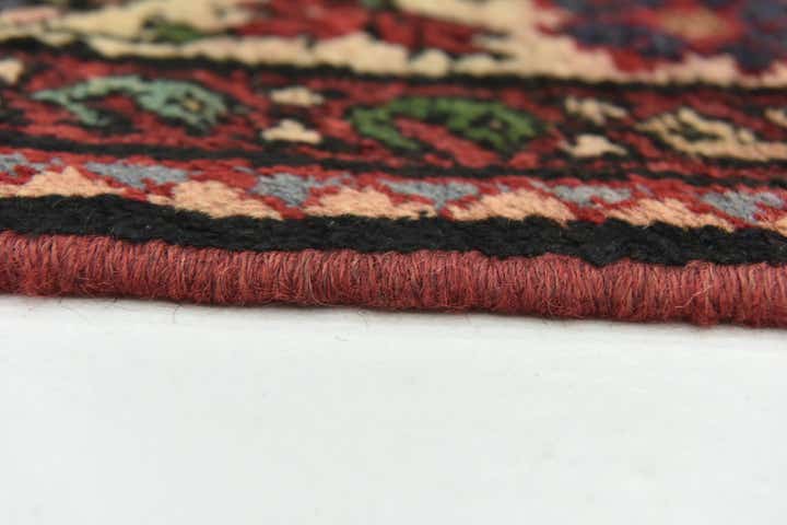 3' 8 x 10' 2 Hand Knotted Hossainabad Persian Wool Runner Rug