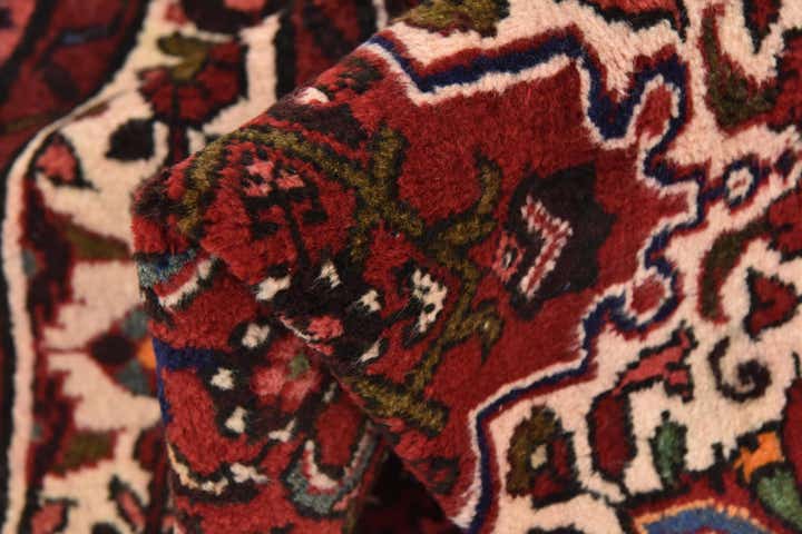 3' 6 x 10' 4 Hand Knotted Hossainabad Persian Wool Runner Rug