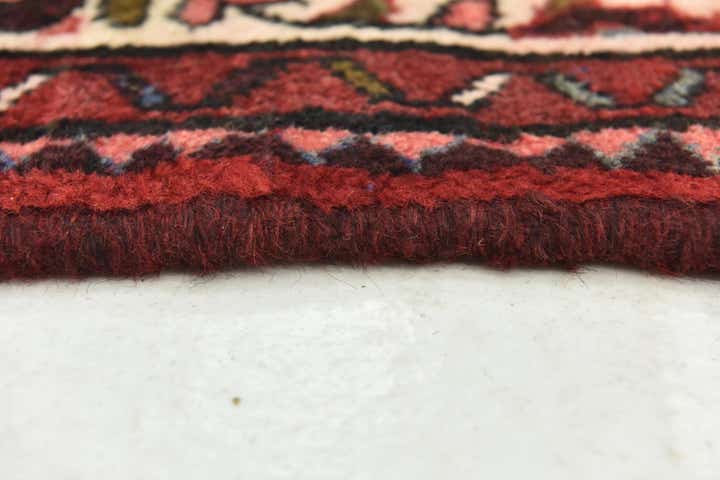 3' 6 x 10' 4 Hand Knotted Hossainabad Persian Wool Runner Rug