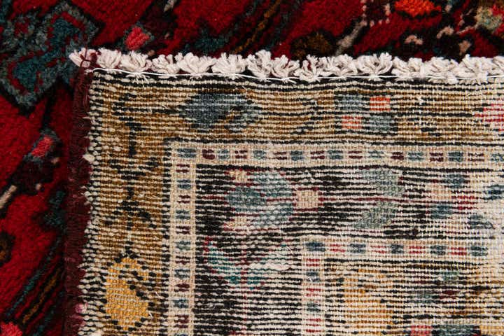 3' 6 x 13' 2 Hand Knotted Hossainabad Persian Wool Runner Rug