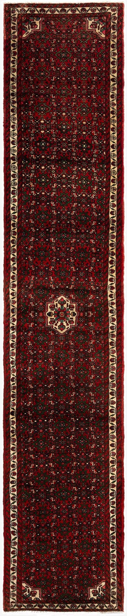 3' x 15' 9 Hossainabad Wool Runner Rug