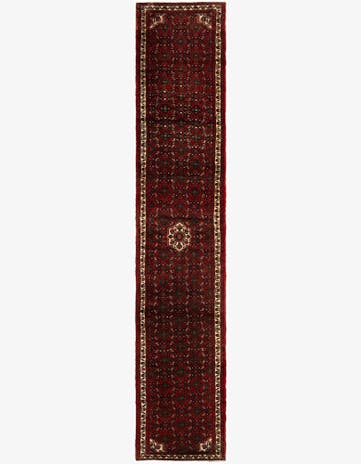 3' x 15' 9 Hossainabad Wool Runner Rug