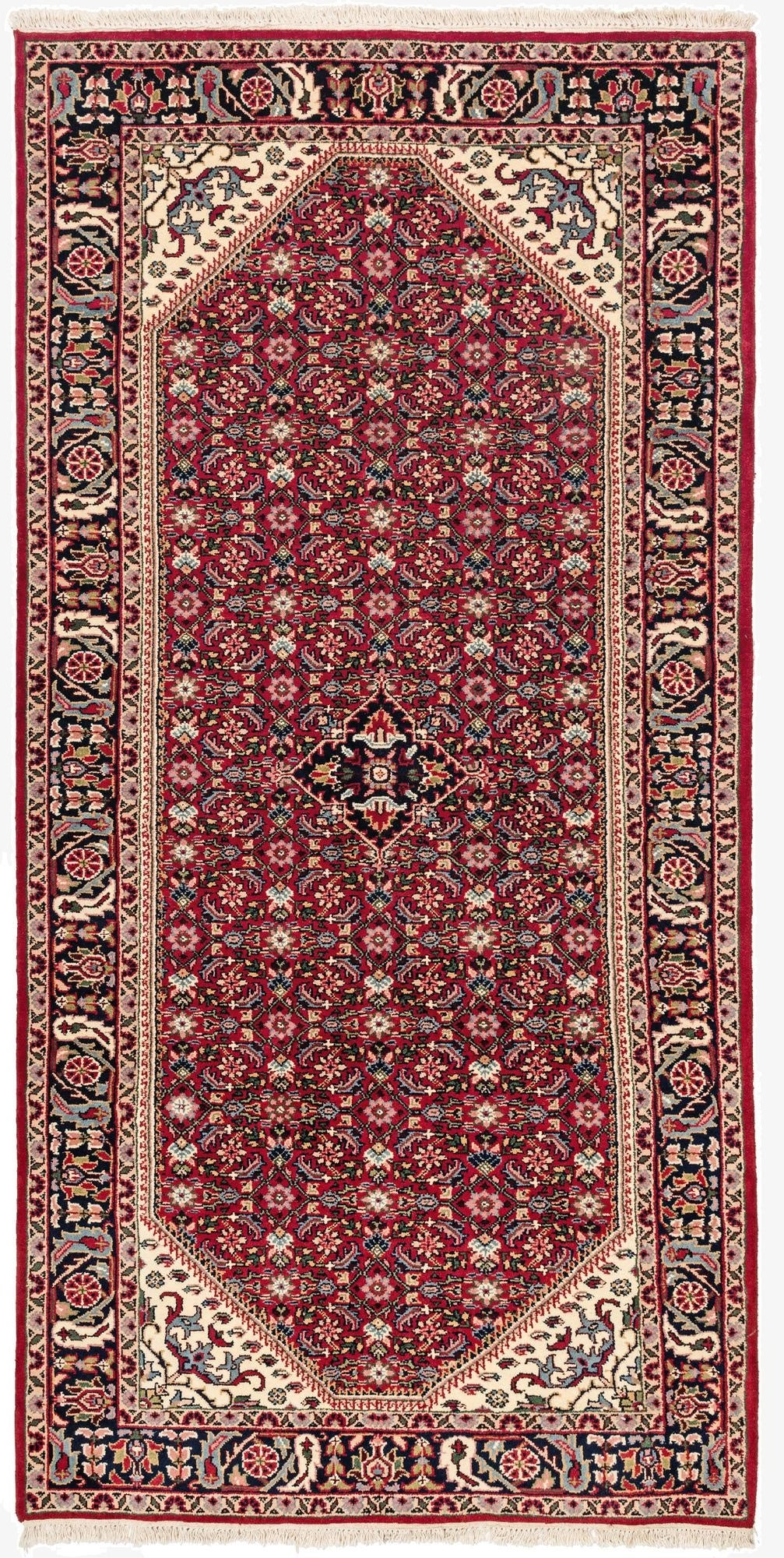 5' 2 x 10' 7 Hossainabad Wool Runner Rug