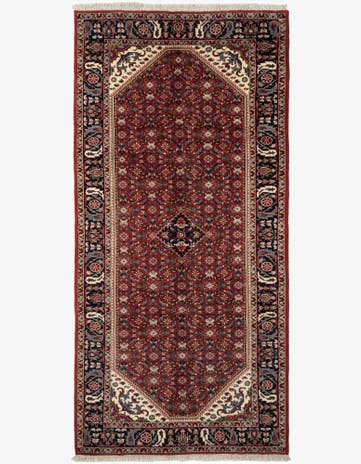 5' 4 x 11' 3 Hand Knotted Hossainabad Wool Runner Rug