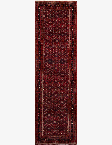 3' 10 x 13' 2 Hossainabad Wool Runner Rug