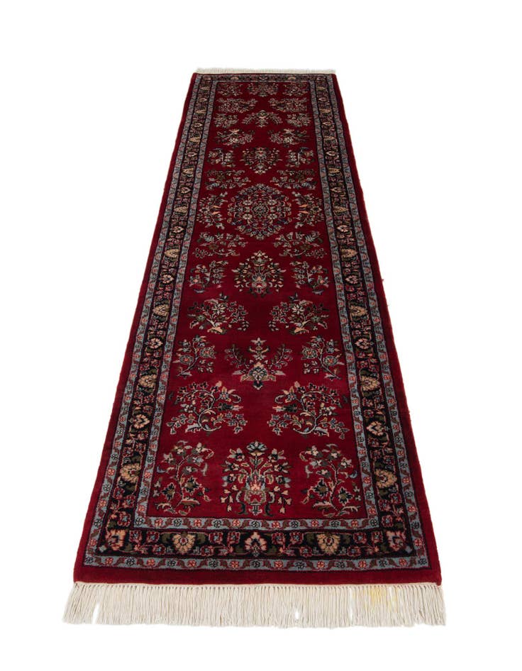 Detail image of 2' 10 x 10' 3 Hand Knotted Isfahan Wool Runner Rug