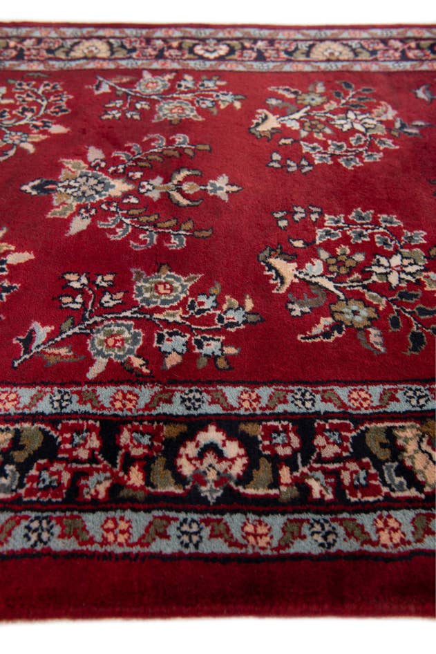 Detail image of 2' 10 x 10' 3 Hand Knotted Isfahan Wool Runner Rug