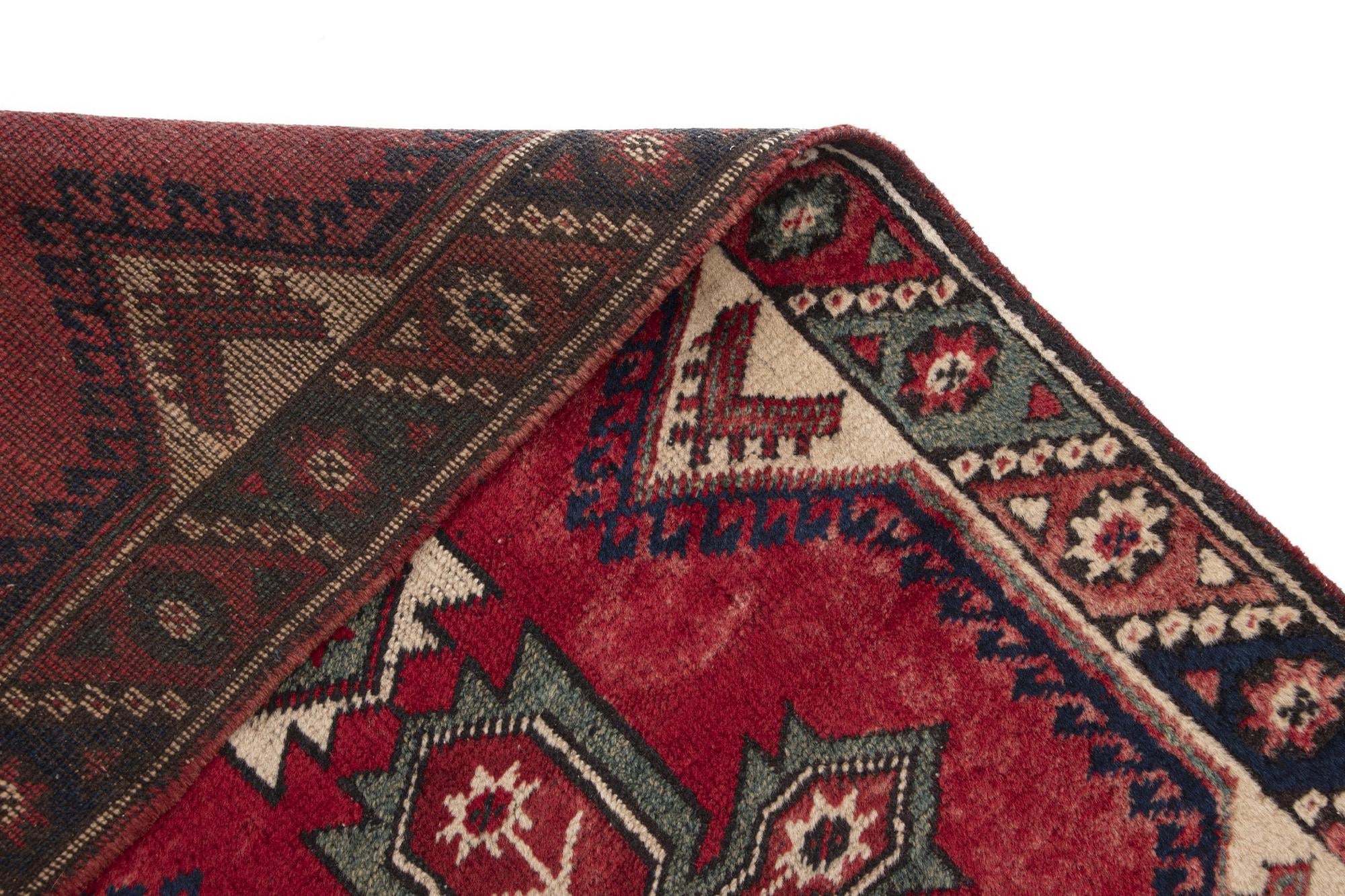 2' 5 x 10' 1 Jagdjebedir Wool Runner Rug