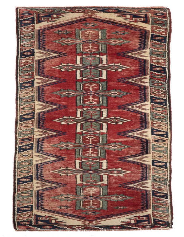 Detail image of 2' 5 x 10' 1 Jagdjebedir Wool Runner Rug