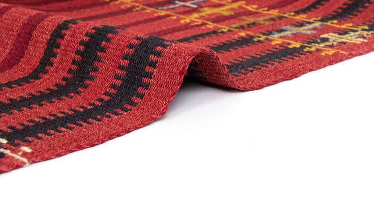 Detail image of 5' 5 x 11' 4 Jajim Wool Runner Rug