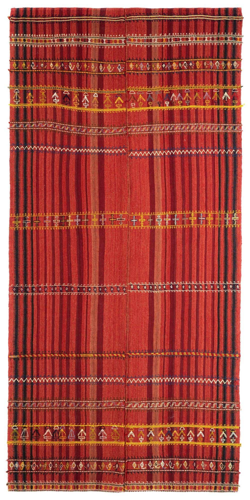 5' 5 x 11' 4 Jajim Wool Runner Rug