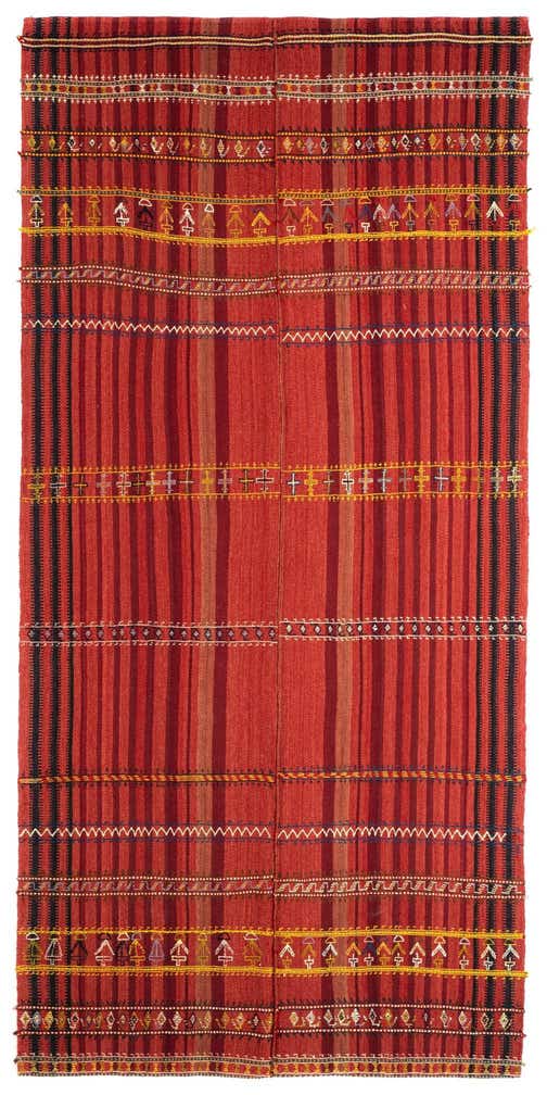 5' 5 x 11' 4 Jajim Wool Runner Rug