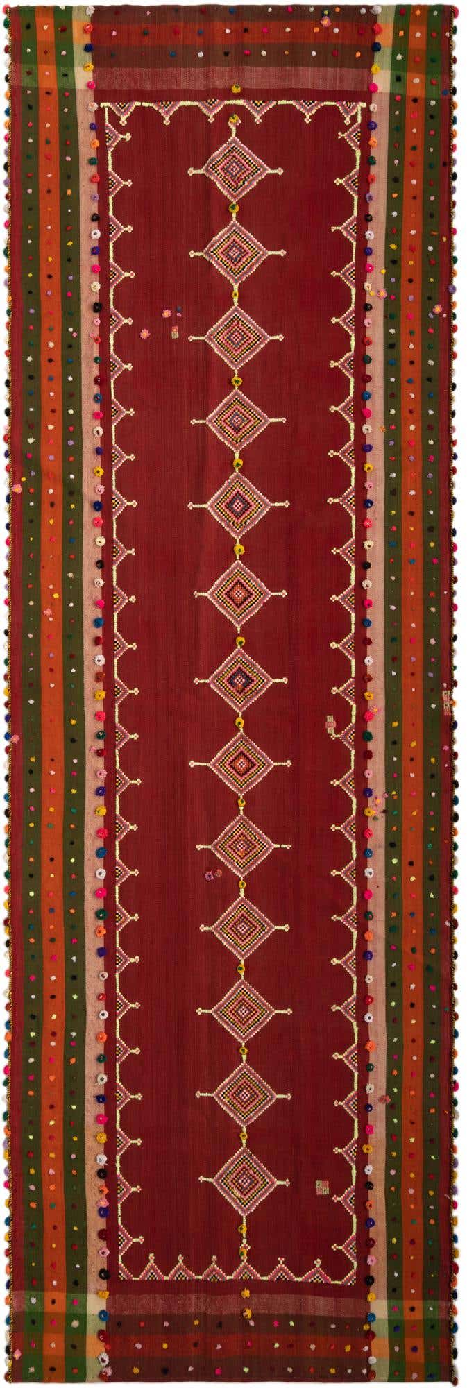4' 1 x 12' 9 Jajim Runner Rug