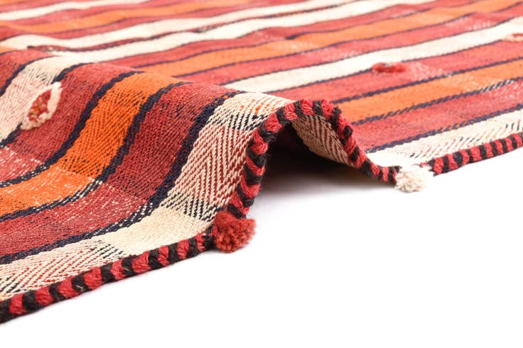Detail image of 3' 11 x 8' 10 Jajim Runner Rug