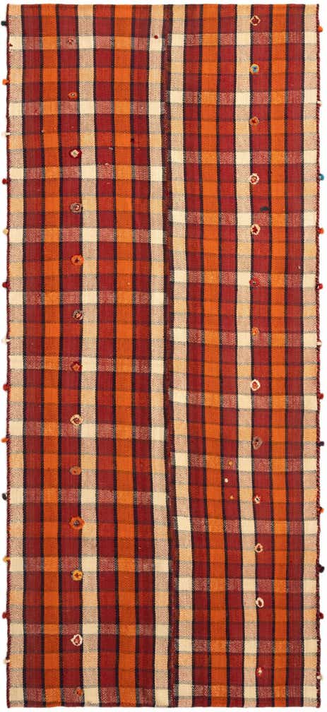 3' 11 x 8' 10 Jajim Runner Rug