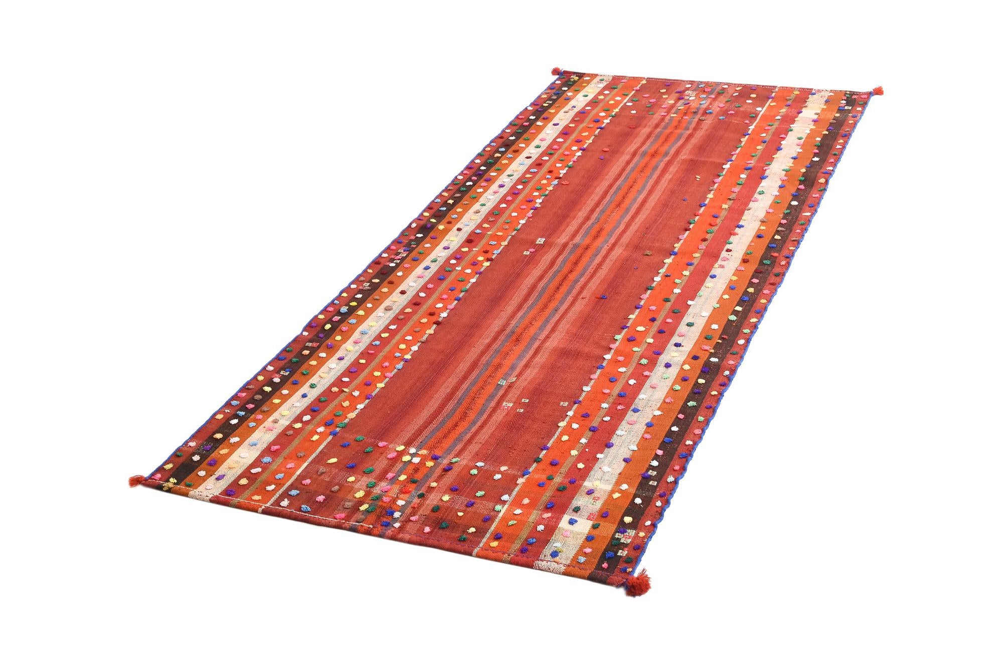 3' 9 x 8' 10 Jajim Runner Rug