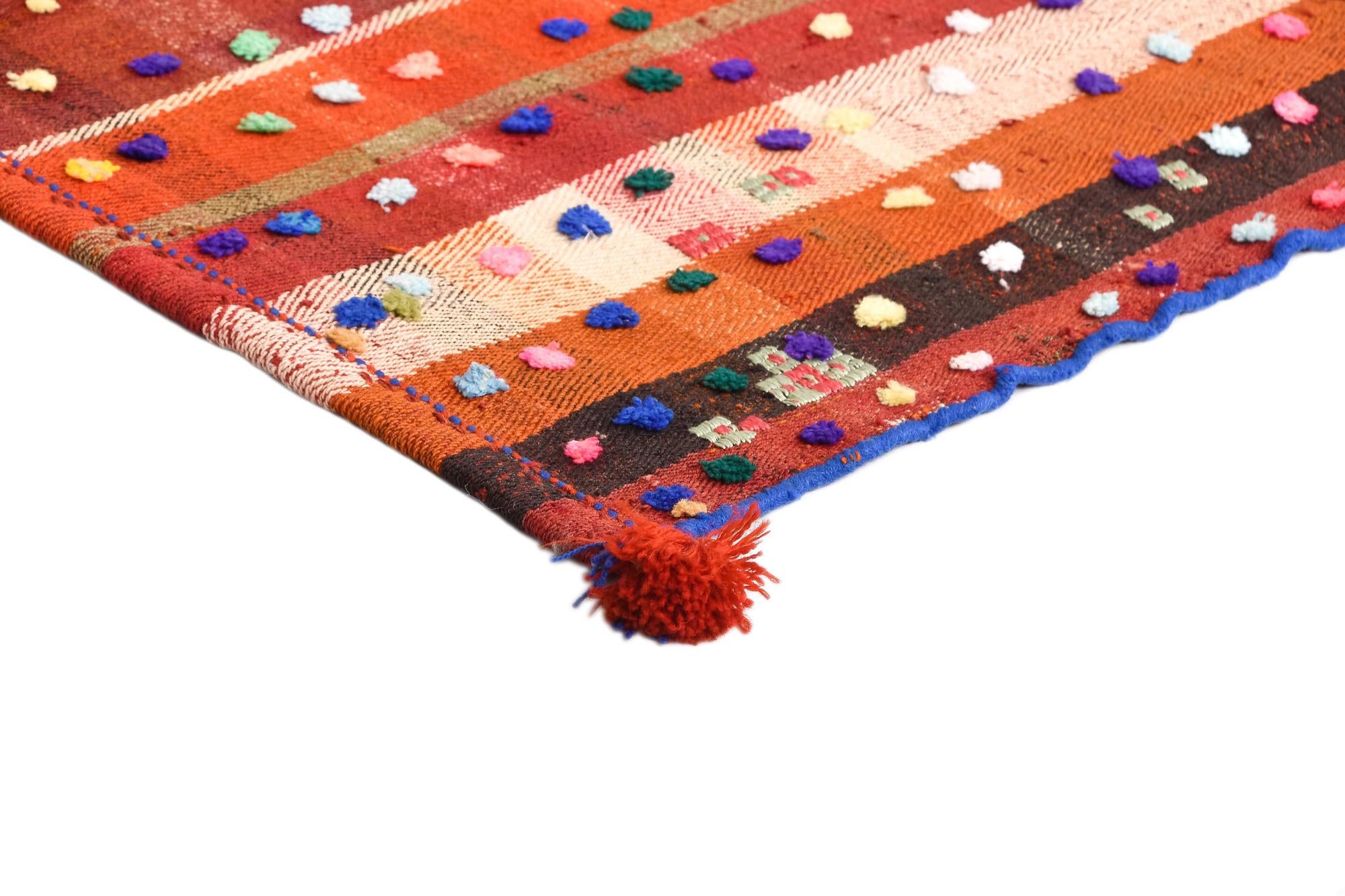 3' 9 x 8' 10 Jajim Runner Rug