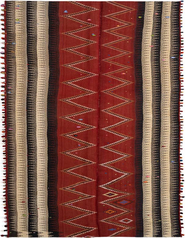 Detail image of 4' 1 x 15' 2 Jajim Runner Rug