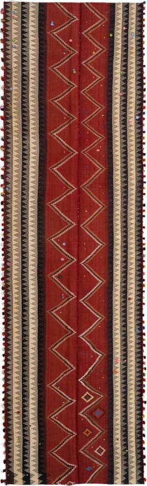 Detail image of 4' 1 x 15' 2 Jajim Runner Rug