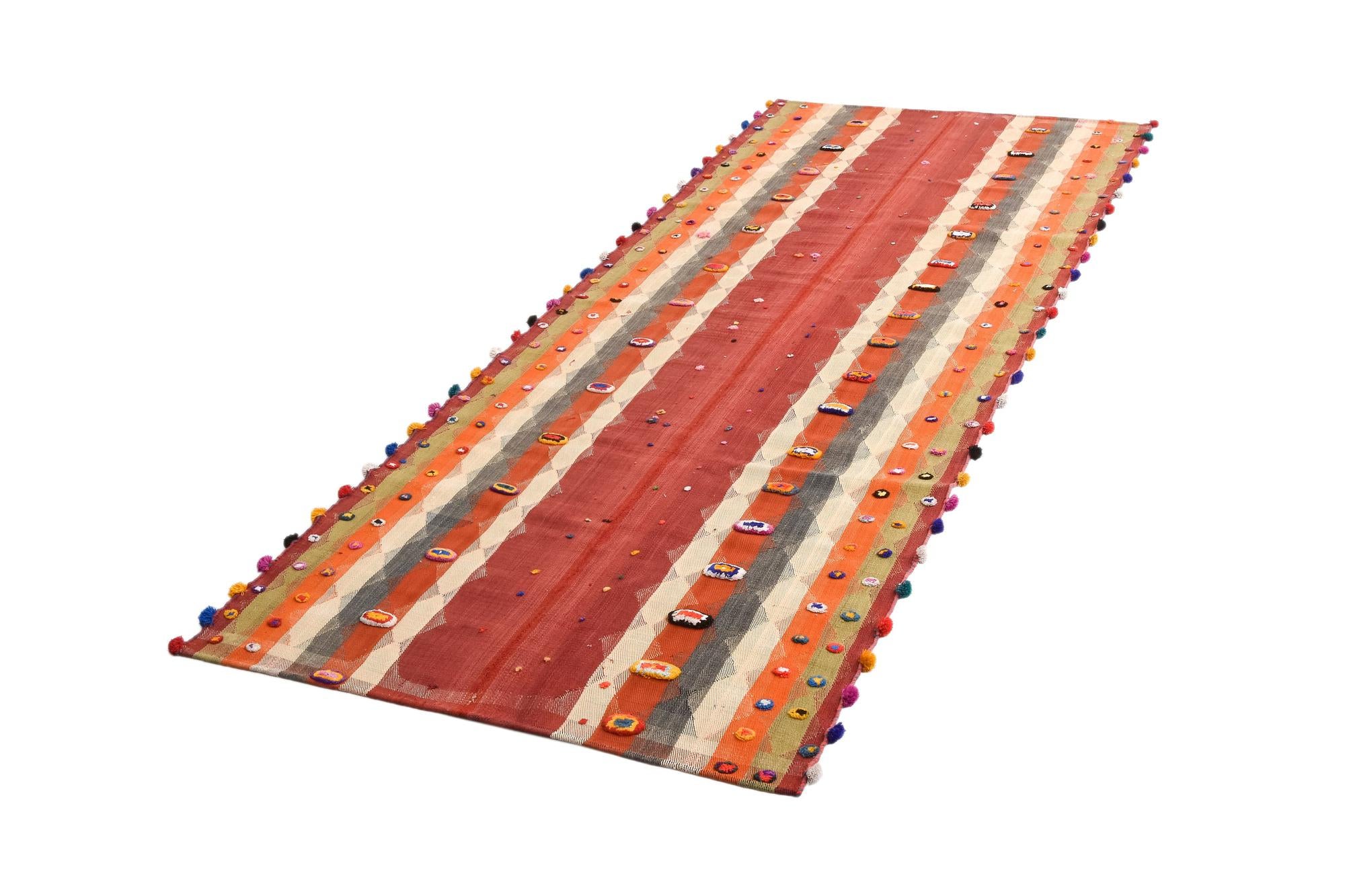 4' 2 x 10' 8 Jajim Runner Rug