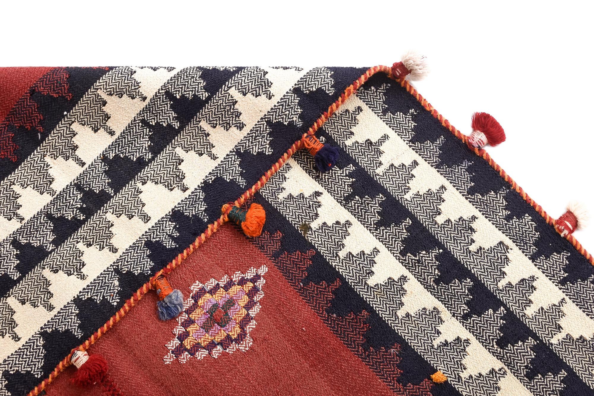 4' 5 x 11' 10 Jajim Runner Rug