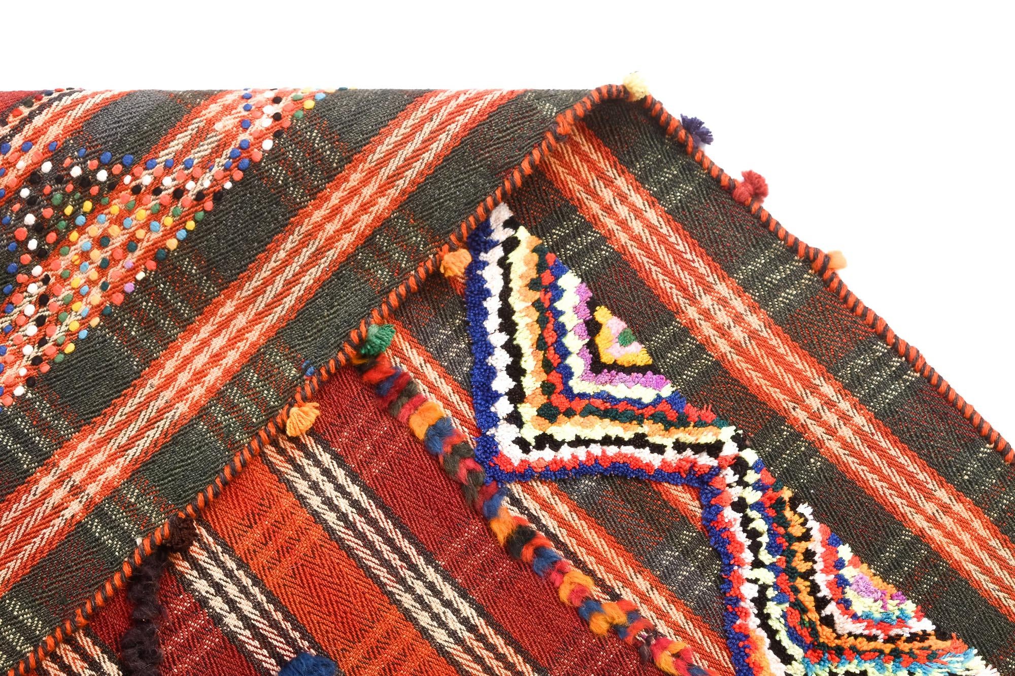 4' 9 x 8' 11 Jajim Runner Rug