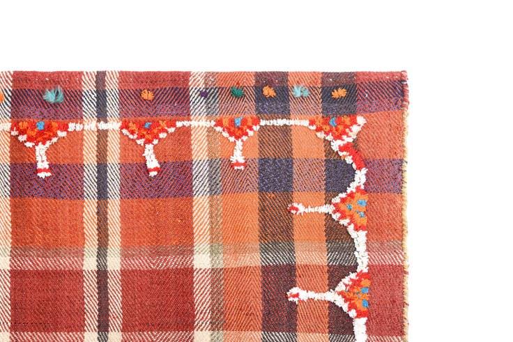 Detail image of 4' 7 x 8' 1 Jajim Runner Rug