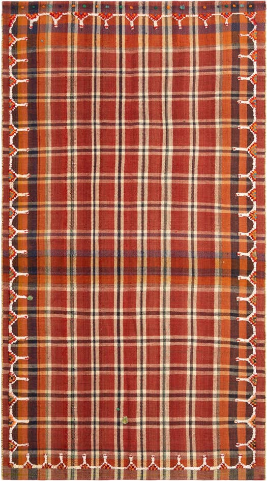 Detail image of 4' 7 x 8' 1 Jajim Runner Rug