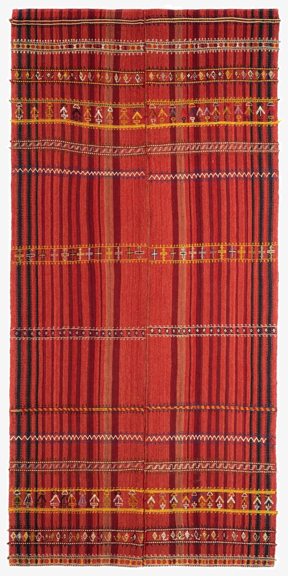 5' 5 x 11' 4 Jajim Wool Runner Rug