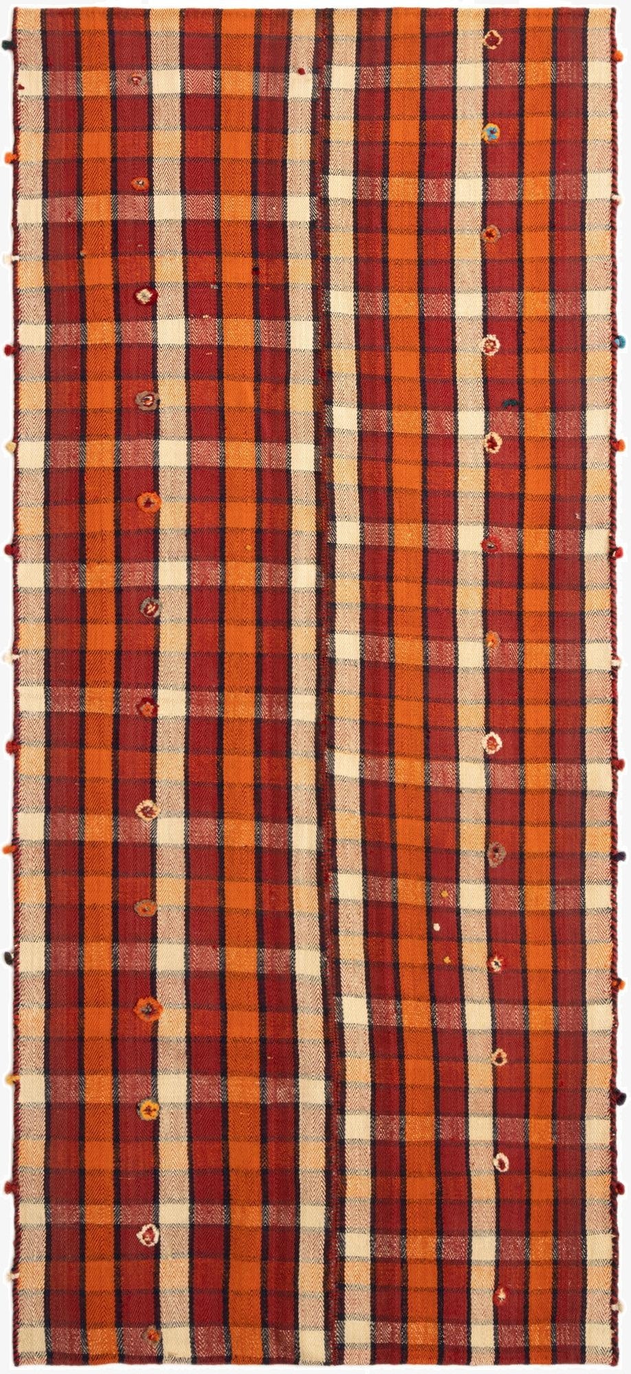 3' 11 x 8' 10 Jajim Runner Rug