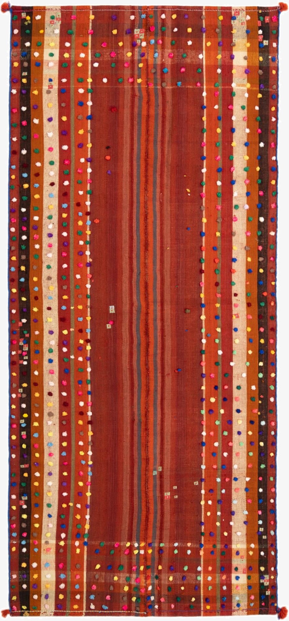 3' 9 x 8' 10 Jajim Runner Rug