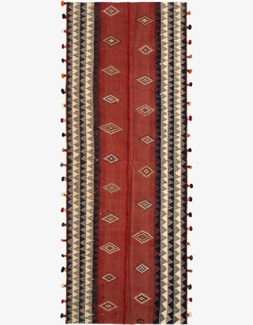 4' 5 x 11' 10 Jajim Runner Rug