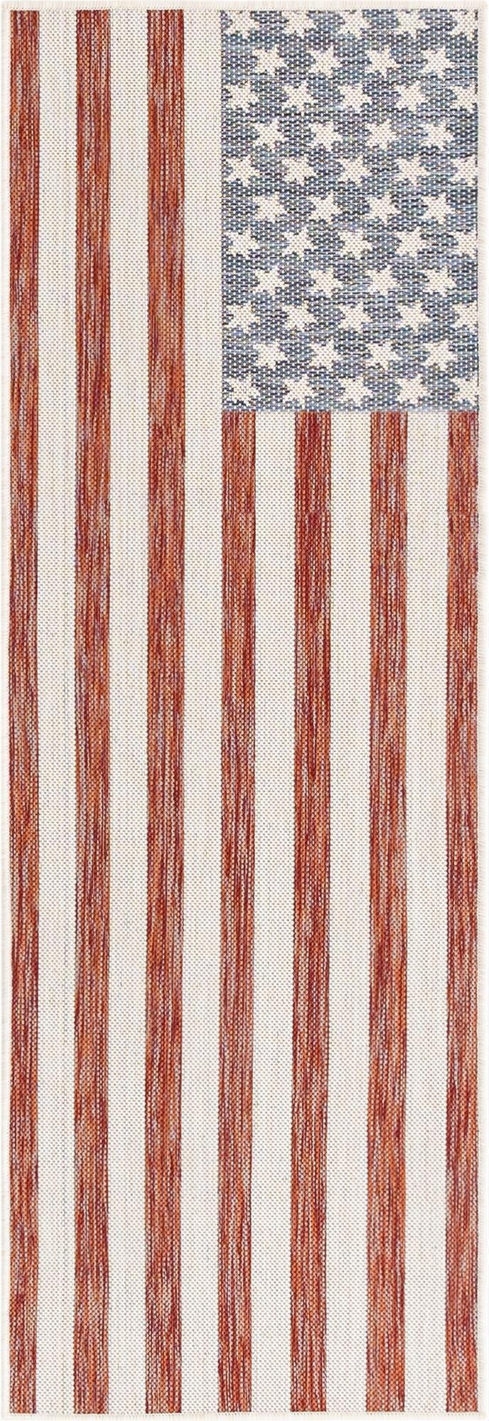 2' x 6'  Washable Jill Zarin Indoor / Outdoor Runner Rug