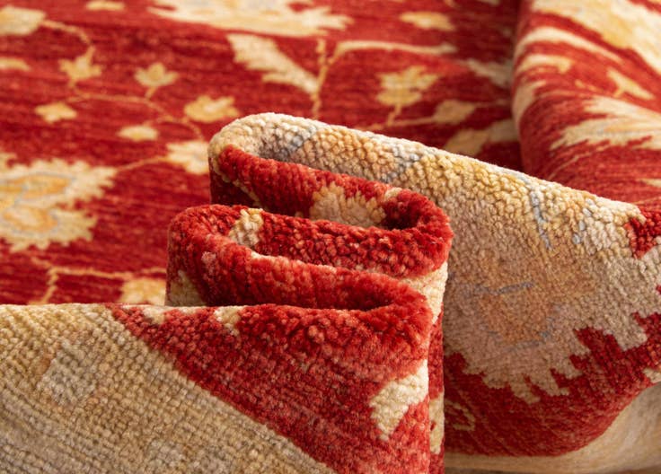 Detail image of 4' 8 x 11' 4 Kaizar Wool Runner Rug