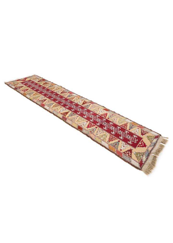 2' 5 x 9' 7 Hand Knotted Kars Wool Runner Rug