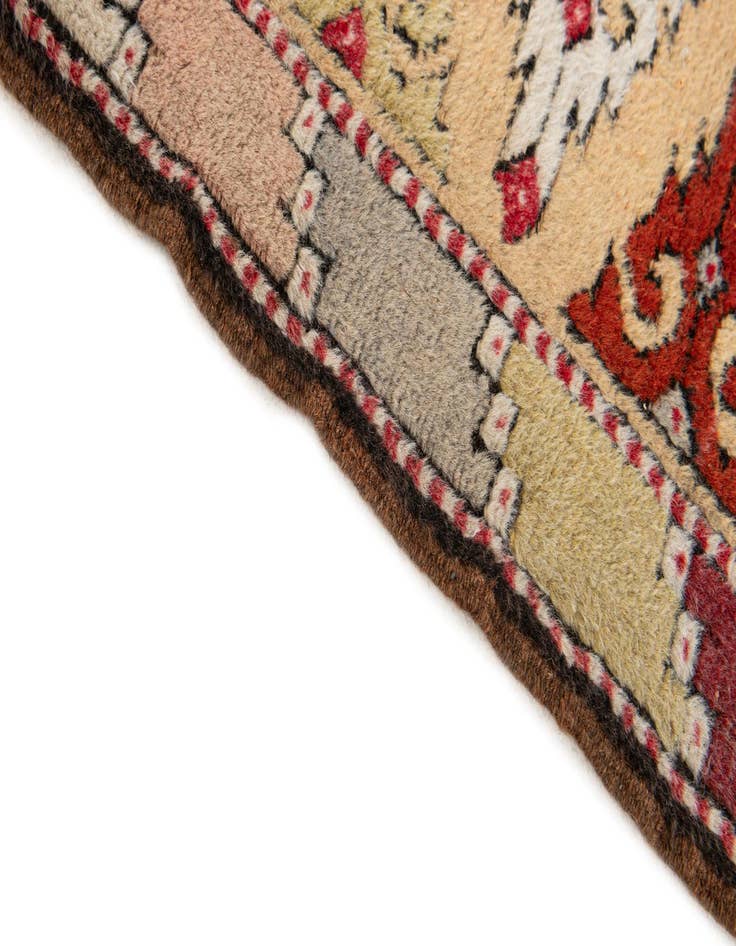 Detail image of 2' 5 x 9' 7 Hand Knotted Kars Wool Runner Rug