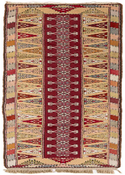 2' 5 x 9' 7 Hand Knotted Kars Wool Runner Rug