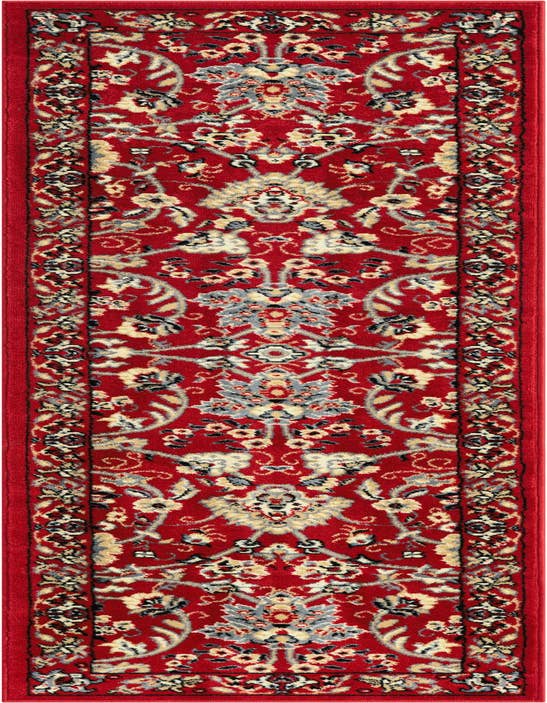 Detail image of 2' x 8' 2 Kashan Design Runner Rug
