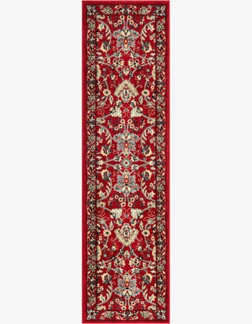 2' x 8' 2 Kashan Design Runner Rug