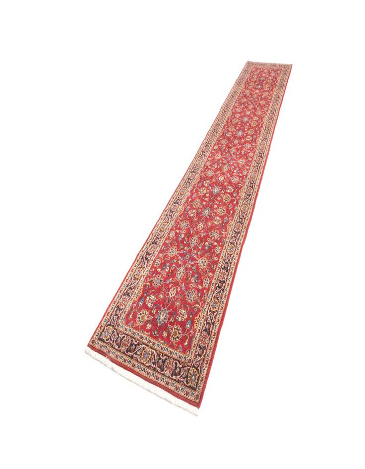 Detail image of 3' 3 x 16' 1 Kashan Runner Rug