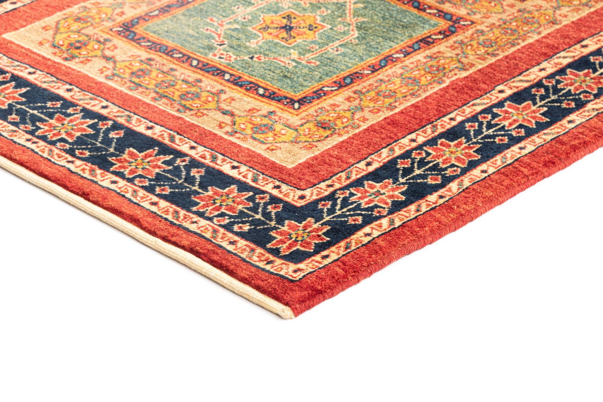 2' 11 x 7' 3 Kashkuli Wool Runner Rug