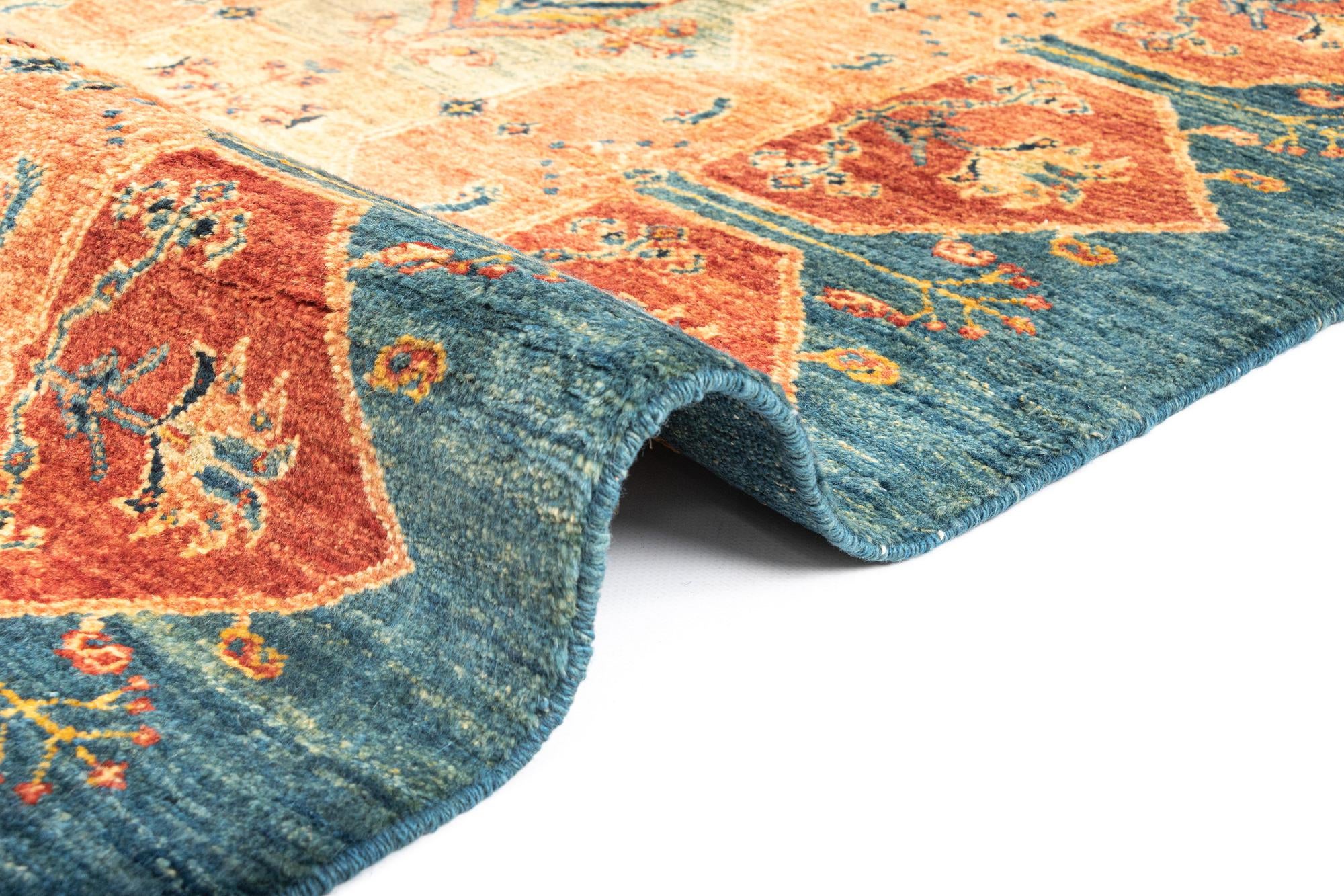 3' 1 x 6' 11 Kashkuli Wool Runner Rug