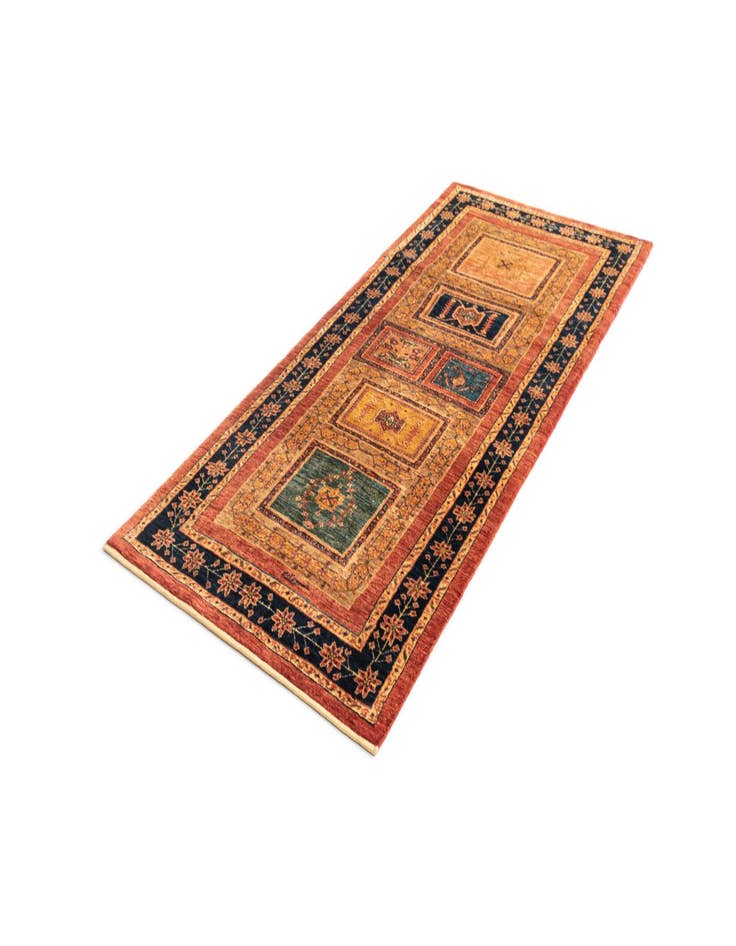 Detail image of 2' 10 x 6' 7 Kashkuli Wool Runner Rug